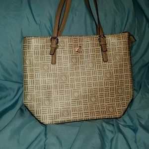 Anne Klein Lion Logo Satchel